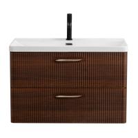 Тумба под раковину подвесная BelBagno DUE-800-2C-SO-NOCE-P