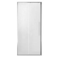 Дверь в нишу Niagara Nova NG-65-11CH (110х195) хром, стекло шиншилла, дверь раздвижная, 1 место