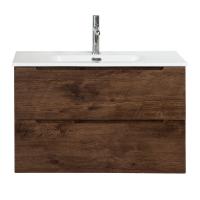 Тумба под раковину подвесная BelBagno ETNA39-800/390-2C-SO-RW-P Rovere Moro