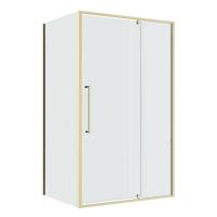 Душевой уголок Niagara Nova NG-45-12ASG-A90SG-34 (120х90х195) прямоугольник, распашная, золото сатин, стекло прозрачное, 2 места