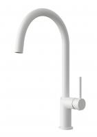 Смеситель KAISER Vita для кухни Ø25, гайка /Латунь/Белый матовый