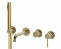 Смеситель для ванны встраиваемый Vieir V403532-S золото