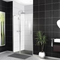 Душевая дверь BelBagno UNO-B-12-30+60-C-Cr, хром
