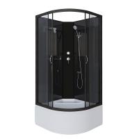 Душевая кабина Niagara Classic NG-6508-14BK (90х90х200) высокий поддон(40см),черный,стекло тонированное,4 места