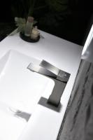 Смеситель для умывальника из латуни Ganzer GZ05111-Q графит