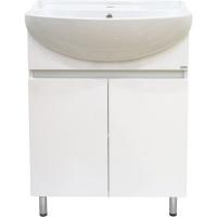 Тумба с раковиной Misty Амур 60 УТ000009552 Белая