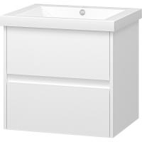 Тумба с раковиной Misty Алиса 58 УТ000011218 подвесная Белая