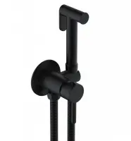 Гигиенический душ Cezares, со смесителем, черный матовый, CZR-SET-DA1-ID2-FMM120-NOP