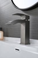 Смеситель для раковины-чаши от бренда Ganzer из латуни GZ44111-Q графит