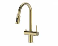 Смесители для кухни с выдвижной лейкой и под фильтр Vieir V15060-S золото