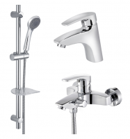 Комплект для ванны Kaiser Guss 6800К, хром (68011+68022+стойка KS-110)