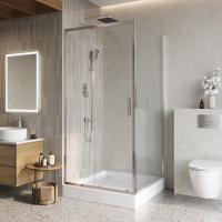 Душевой уголок BelBagno LUCE-A-1-100/100-C-Cr 100x100, хром