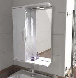 Зеркало-шкаф EMMY Милли 50 с подсветкой, левое