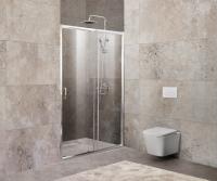 Душевая дверь BelBagno UNIQUE-BF-1-120/135-C-Cr, хром