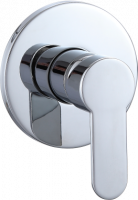 Смеситель встраиваемый для душа из латуни GZ5102 цвет хром от бренда Ganzer