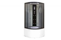 Душевая кабина Niagara Ultra NG-1909-01 (100х100х220) высокий поддон(48см),черный,стекло тонированное,4 места