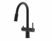 Смесители для кухни с выдвижной лейкой и под фильтр Vieir  V15060-C черный