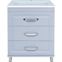 Тумба с раковиной Misty Терра 70 УТ000011808 Серая матовая