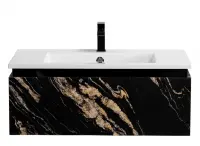 Тумба под раковину Cezares Slider-800-1C-SO-NF-P, 80 см, подвесная, черный фьюжн