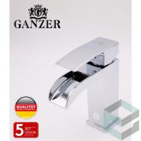 Cмеситель для раковины и умывальника из латуни,водопад Ganzer GZ44014 цвет хром