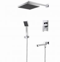 Душевая система с изливом скрытого монтажа KAISER Sonat 34677, хром