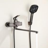 Смеситель для ванны и душа с лейкой и шлангом