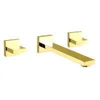 Смеситель Cezares Unika UNIKA-BLI3-03/24 для раковины, золото 24 карата