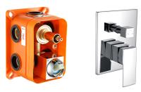 Смеситель KAISER Sonat скрытый монтаж с перекл. на душ/хром