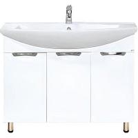 Тумба с раковиной Misty Лаванда 105 УТ000000071 Белая