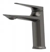 Смеситель Cezares Liner-LS-GM-W0 для раковины, без донного клапана, оружейная сталь