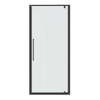 Дверь в нишу Niagara Nova NG-35-10AGR (100х195) распашная, графит, стекло прозрачное, 1 место