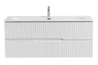 Тумба под раковину Cezares Duet-N-1200-2C-SO-BO, 120 см, подвесная, Bianco Opaco