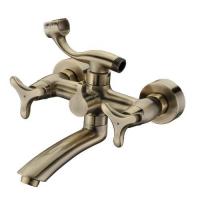 Смеситель для ванны Kaiser Trio 57122-1 бронза