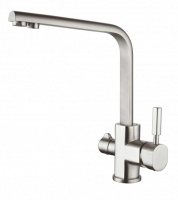 Смеситель для кухни с подключением под фильтр Ganzer GZ16034-G сатин