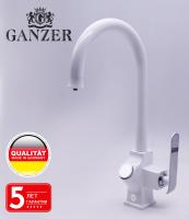Смеситель для кухни с фильтром Ganzer  GZ26025-F белый