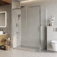 Душевой уголок BelBagno LUCE-AH-1-150/80-C-Cr 150x80, хром