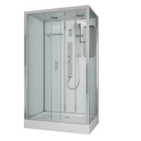 Душевая кабина Niagara Premium NG-6012-01GQL (120х80х210) низкий поддон(16 см),стекло прозрачное,5 мест