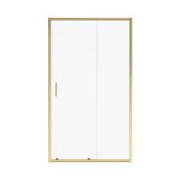 Дверь в нишу Niagara Nova NG-42-12AG (120х195) золото, двери раздвижные, стекло прозрачное, 1 место
