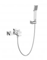 Смеситель BelBagno ROMANO для ванны и душа ROM-VASM-CRM в комплекте с ручным душем, шлангом и держателем