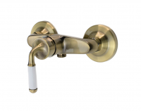 Смеситель KAISER Vincent для душа Ø35, латунь, (лейка: 1-jet, латунь) /Бронза