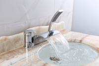 Смеситель на борт ванны с лейкой и шлангом Ganzer GZ24033 хром