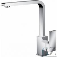 Смеситель для кухни из латуни с поворотным изливом GZ28021 цветом хром от бренда Ganzer