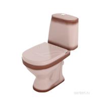 Унитаз-компакт SANTERI СОНАТА декор бежевый