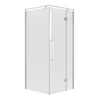 Душевой уголок Niagara Nova NG-6631-34 (90х90х195) квадрат, хром, дверь распашная, стекло прозрачное, 1 место