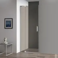 Душевая дверь Cezares Slider, 90-100 см, стекло тонированное бронза, профиль хром, SLIDER-B-1-90/100-BR-Cr