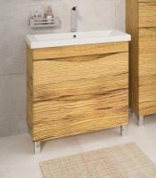 Тумба с раковиной Emmy Дакота 70 рустик соломенный