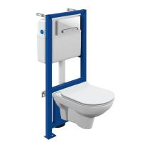 КОМПЛЕКТ: CERSANIT CITY б/о (ун.сид.slimDPSC+инст.LINK PRO,кнESTETICA,бел/хр)