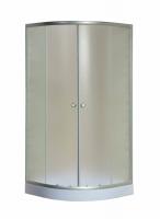 Душевой уголок Niagara Eco NG-003-14 (80х80х195) низкий поддон(13см), стекло матовое, 2 места