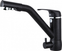 Смеситель для кухни с подключением к фильтру Ganzer GZ16026-C черный