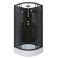 Душевая кабина Niagara Classic NG-6501-14BKT (90х90х210) средний поддон(26см),черный,стекло тонированное,4 места